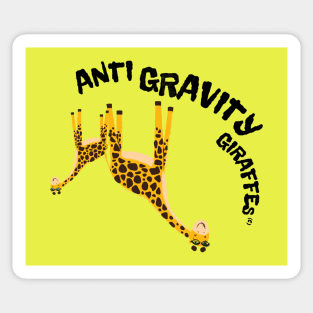 Anti Gravity Giraffe Cute Unique Meme Art By Abby Anime Sticker